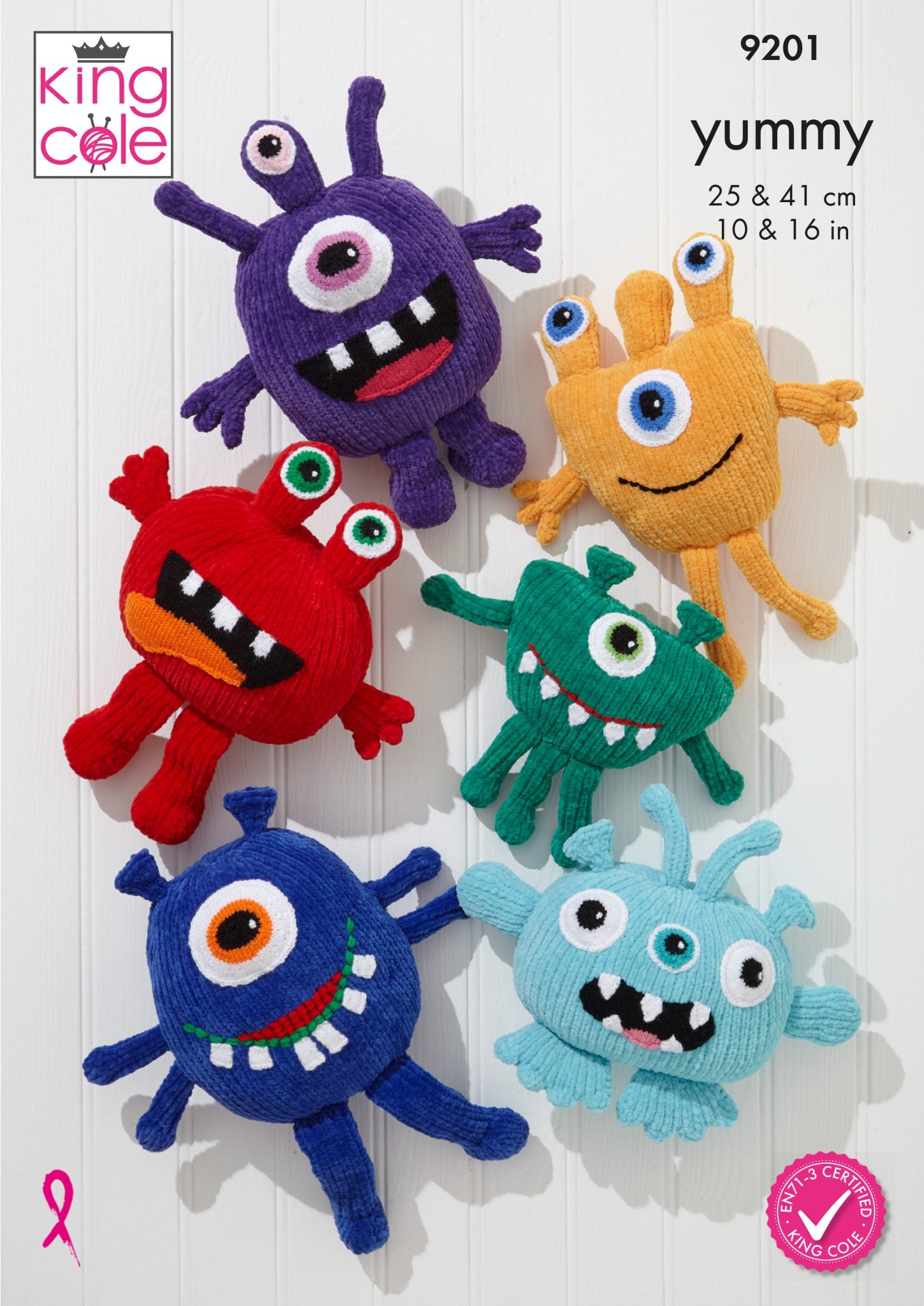 King Cole Yummy - Little Monsters (9201)