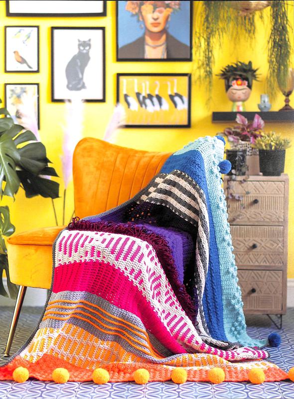 Mix + Match Modern Crochet Blankets