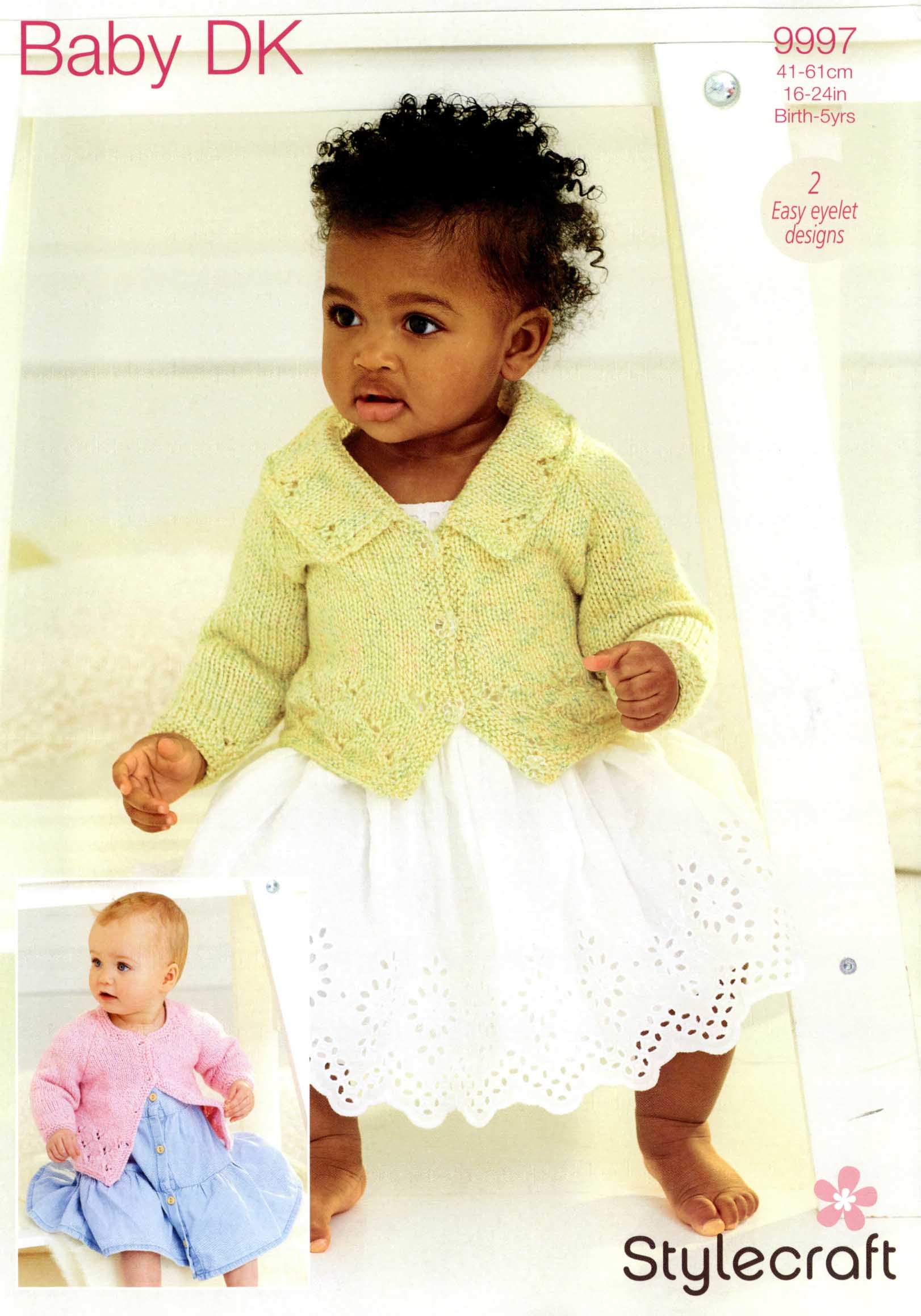 Stylecraft Baby Sparkle DK - Cardigans (9997)