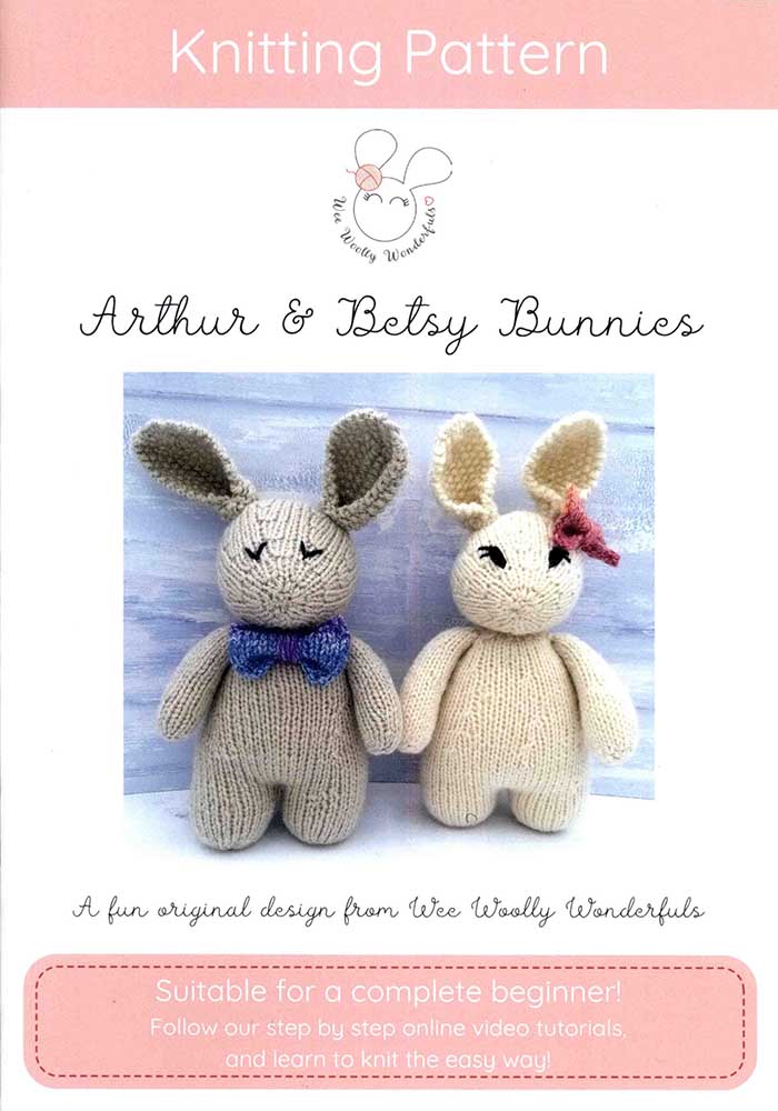 Wee Woolly Wonderfuls Arthur & Betsy Bunnies in Stylecraft Special Aran