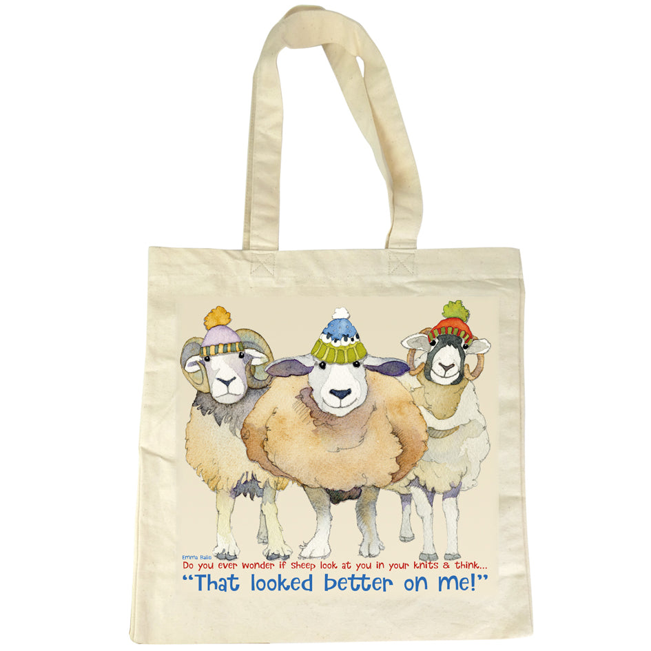 Emma Ball - Cotton Canvas Bag - That Looked Better on me!