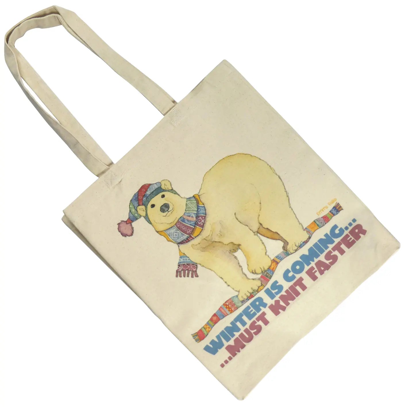 Emma Ball - Cotton Canvas Bag - Winter is Coming