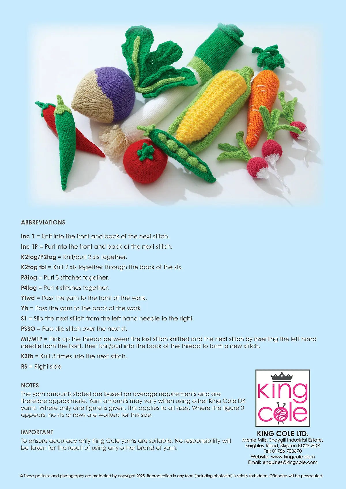 King Cole Treat Street Book 1