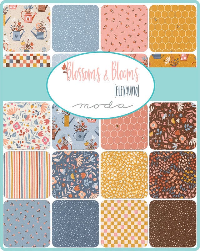 Moda Fabrics Blossoms & Blooms Jelly Roll (39050JR)