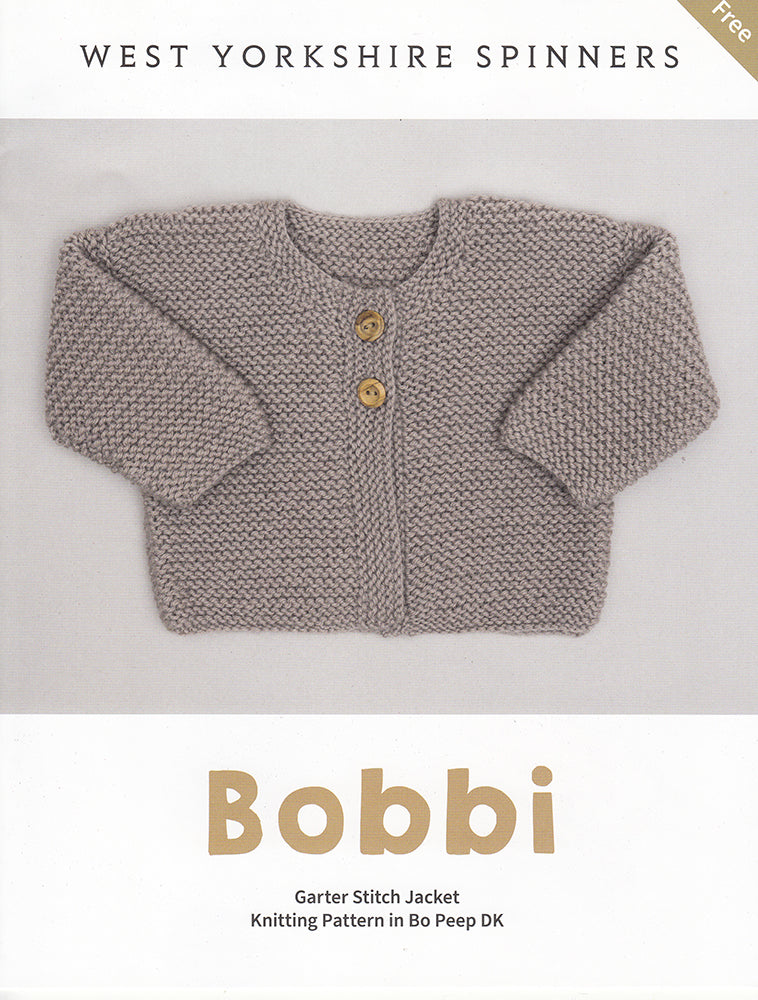 West Yorkshire Spinners Bo Peep Luxury Baby DK - Bobbi Garter Stitch Jacket
