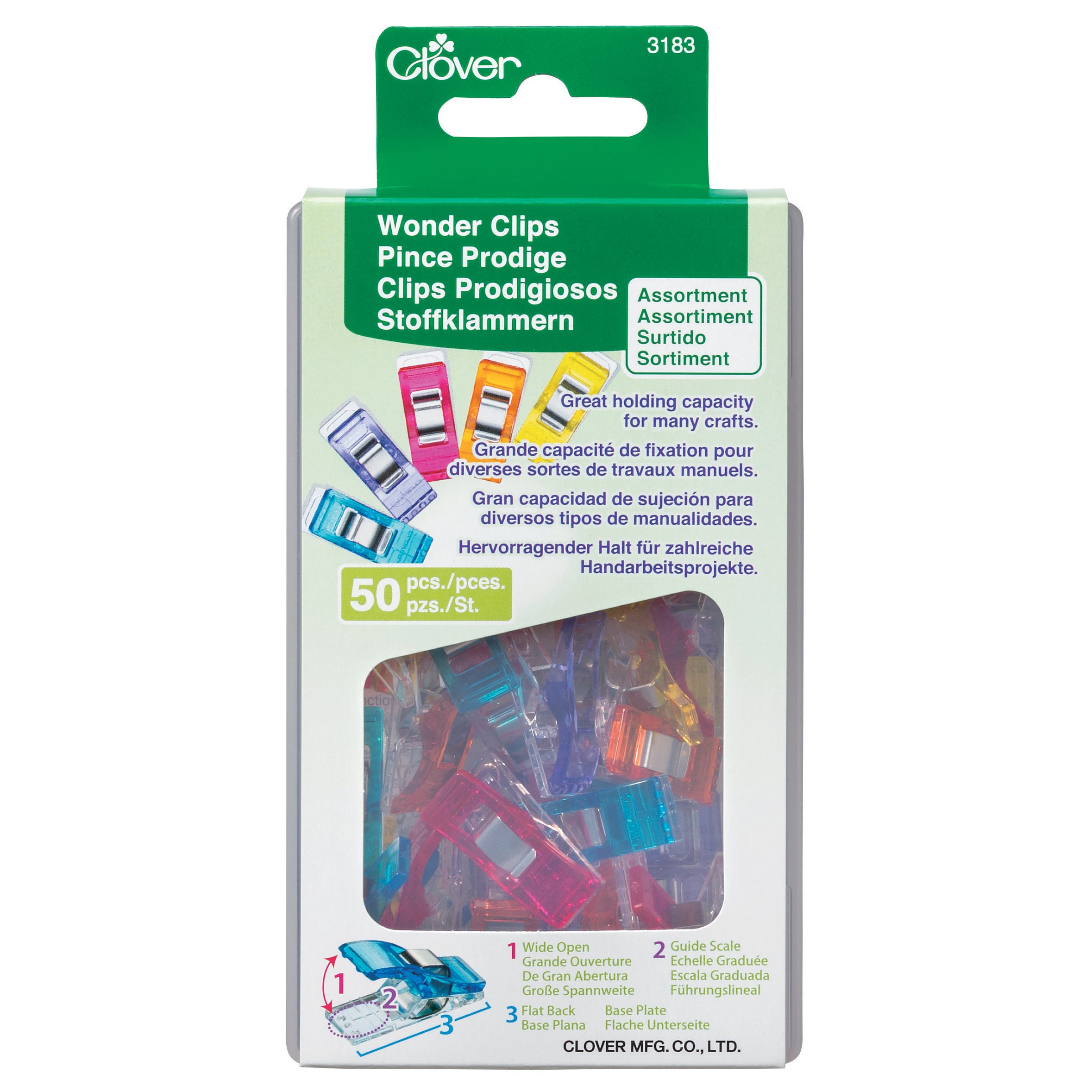 Clover Wonder Clips - Assortment (50 pcs)