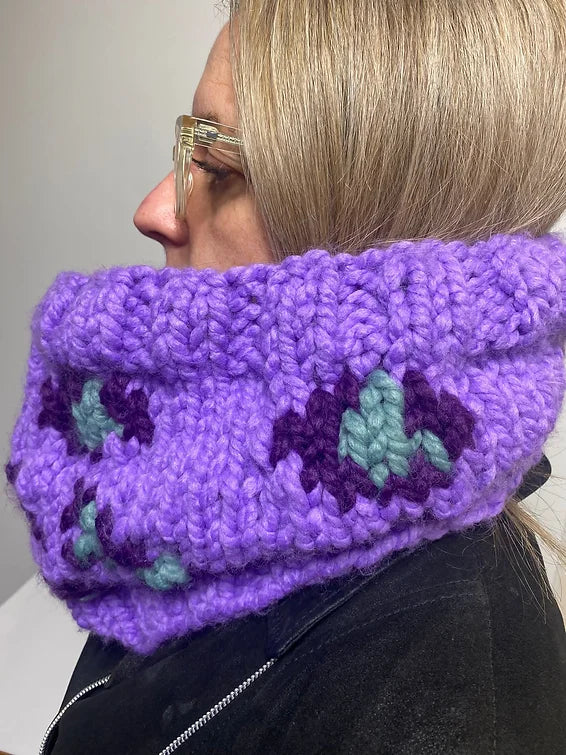 Cygnet Seriously Chunky - Animal Print Snood (CY1488) [Free Download]