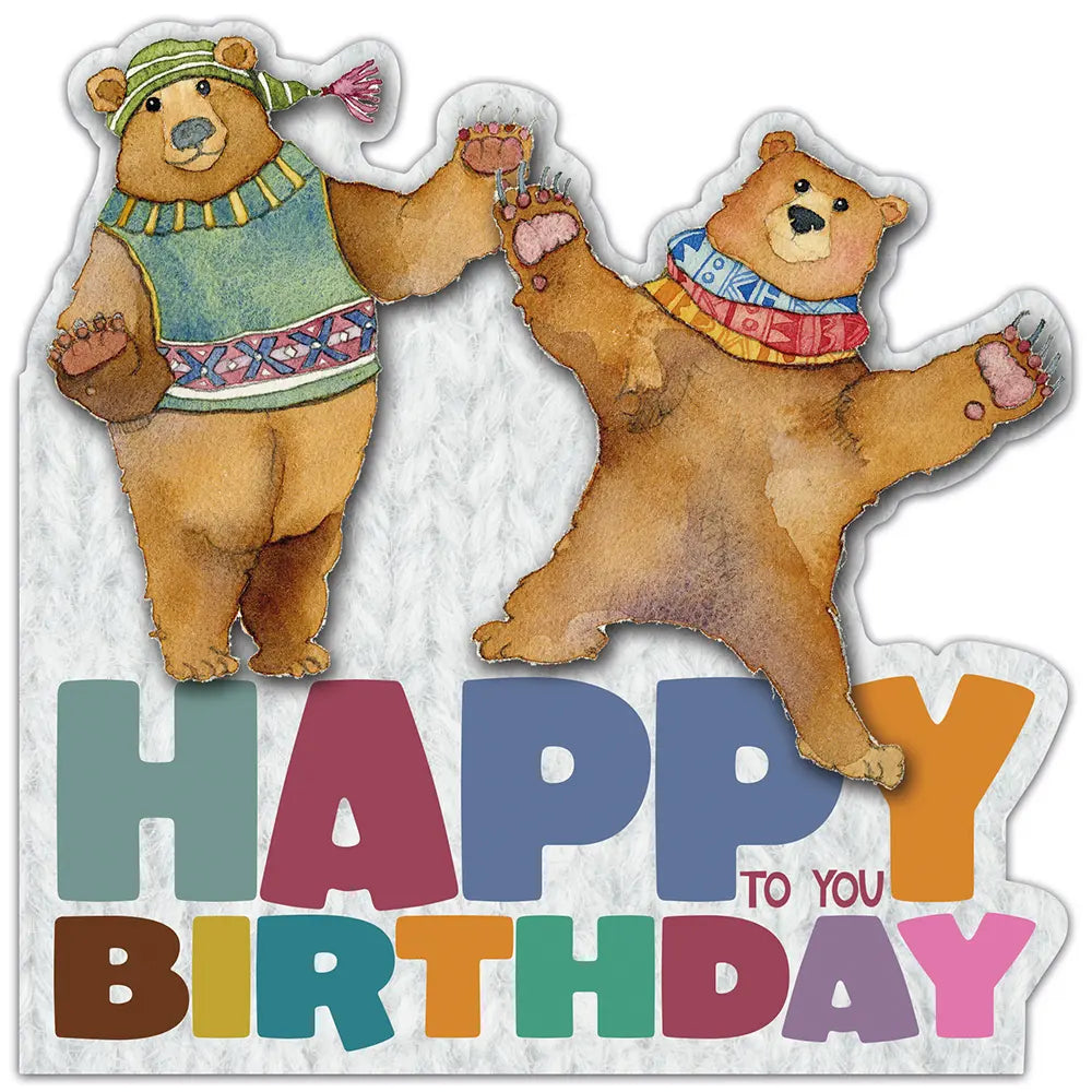 Emma Ball - Greetings Card - Two Birthday Bears