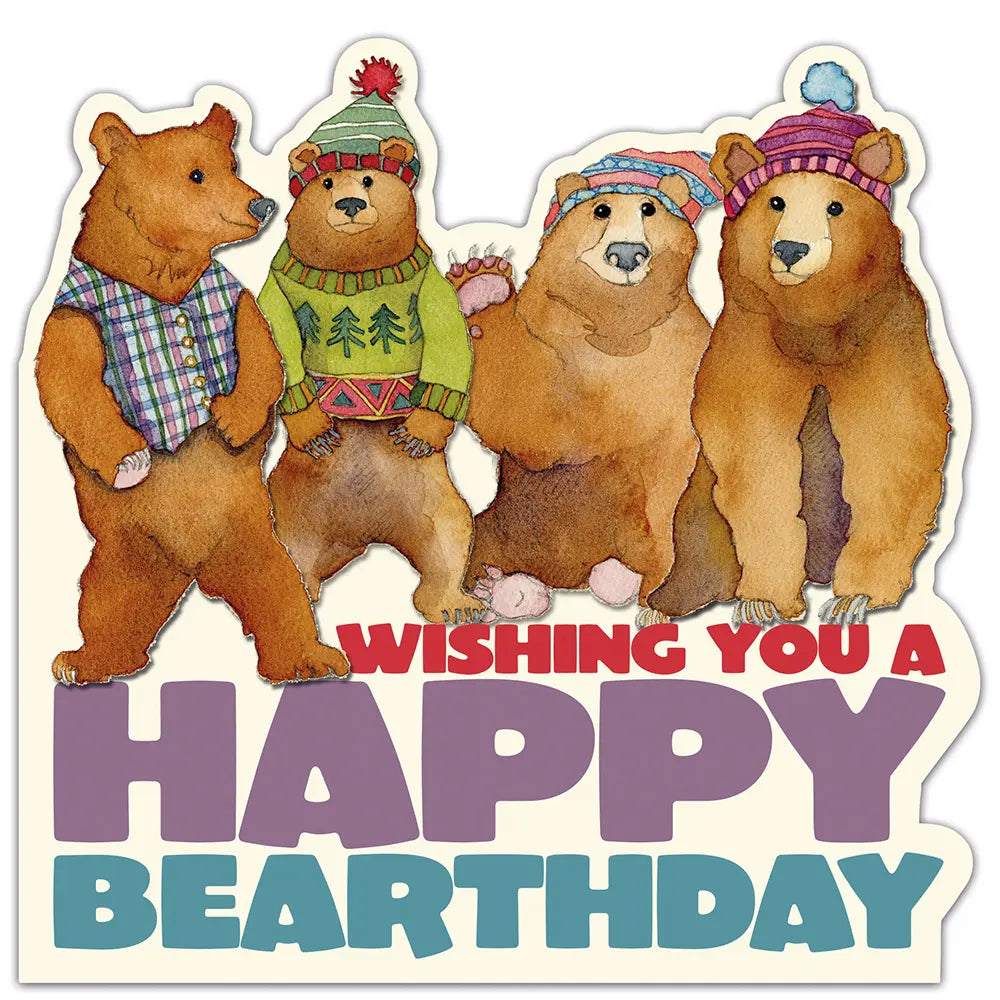 Emma Ball - Greetings Card - Four Woolly Bears