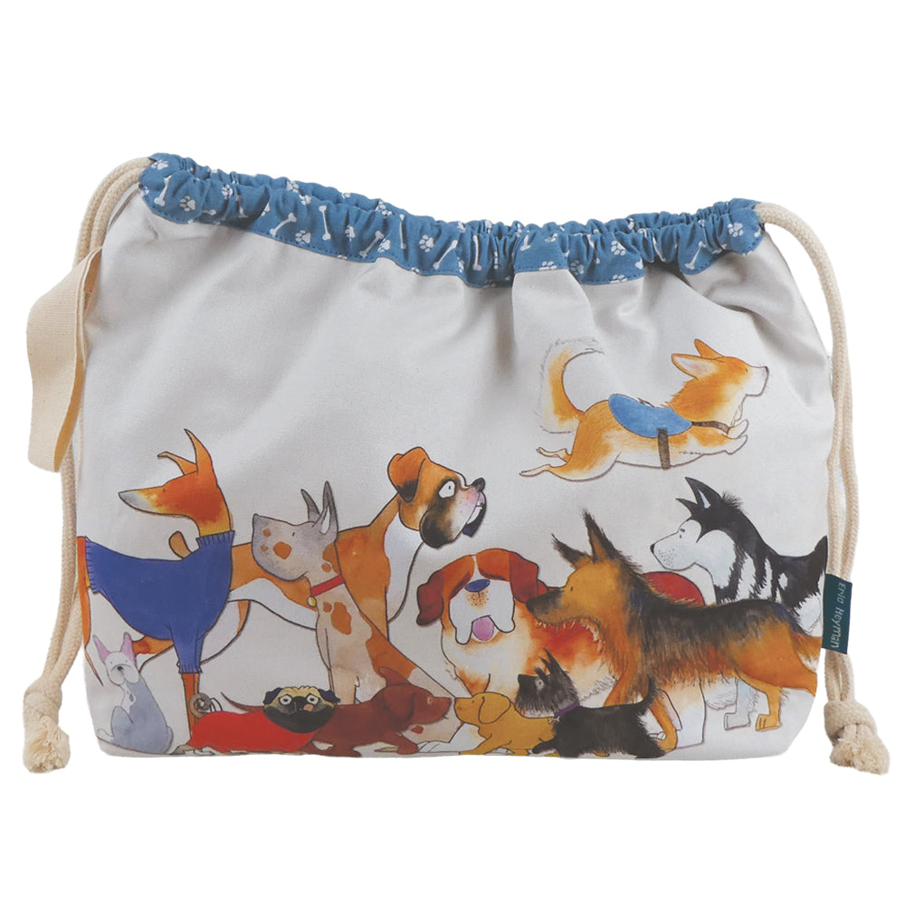 Emma Ball - Drawstring Bag - Paw Club
