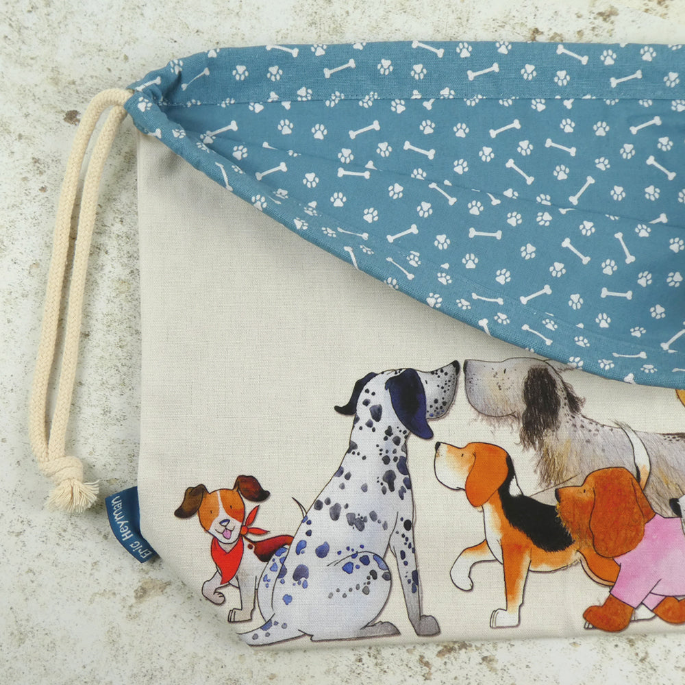 Emma Ball - Drawstring Bag - Paw Club