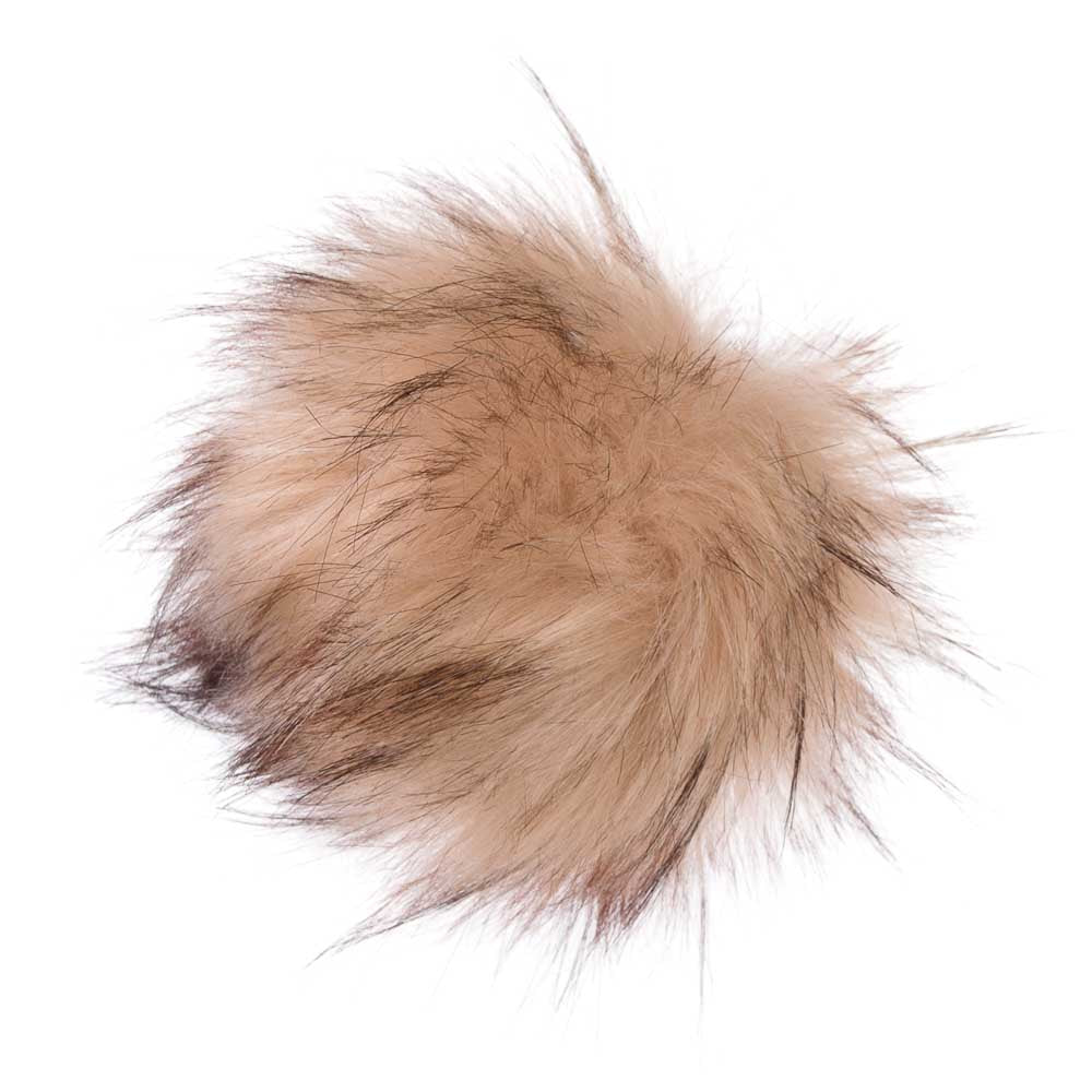 Rainbow PomPoms Faux Fur Pompom