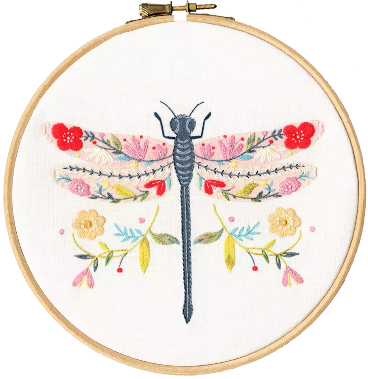 Bothy Threads Pollen Embroidery - Dragonfly (Embroidery Kit)