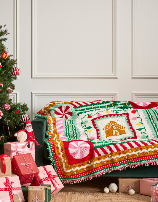 Sirdar Gingerbread Blanket CAL Pack