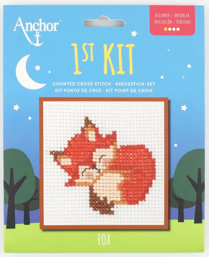 Anchor 1st Kit - Fox (Counted Cross Stitch Kit)