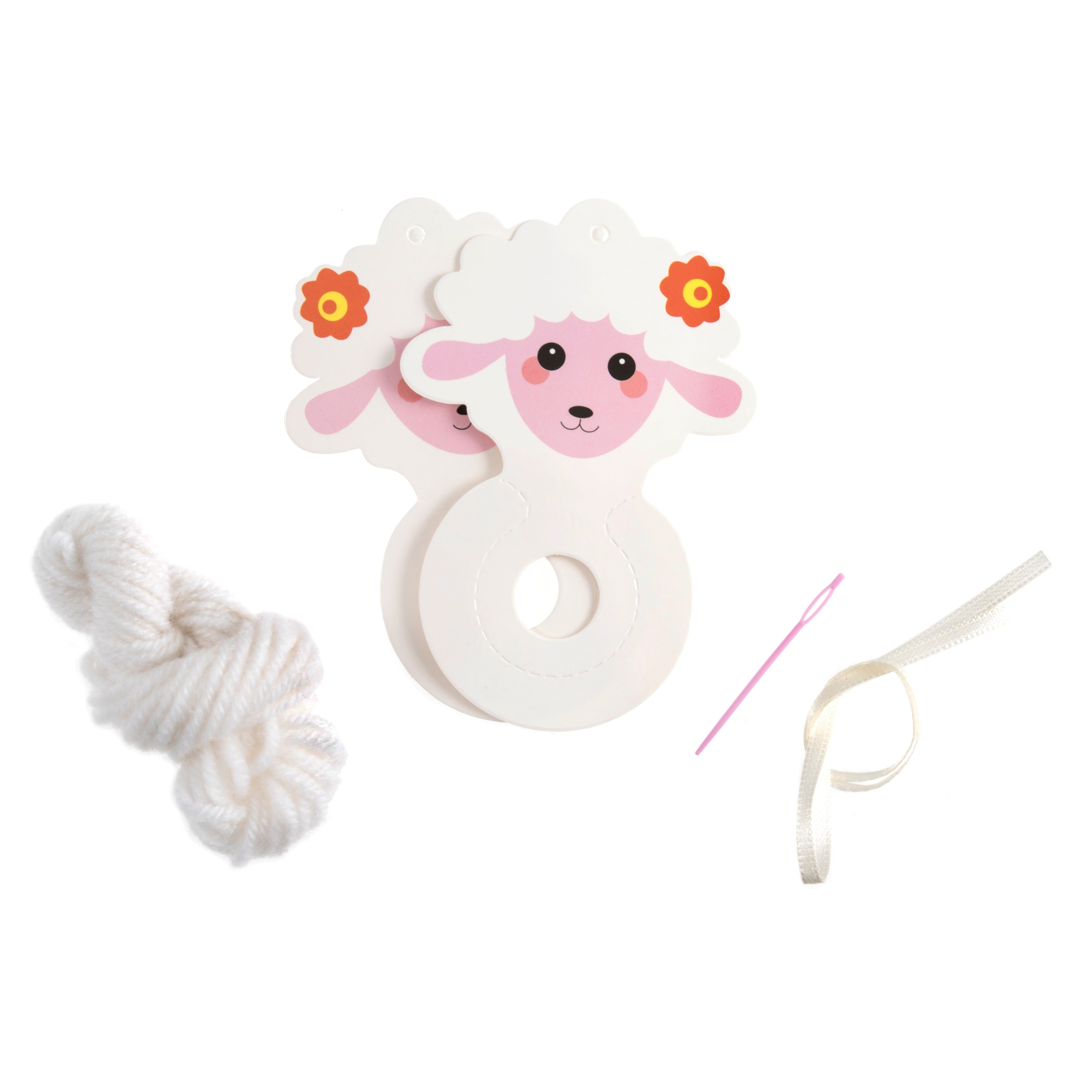Pompom Decoration Kit - Sheep
