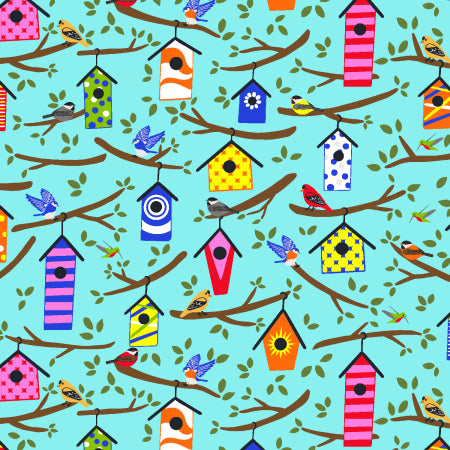 RJR Fabrics Backyard Birdwatching