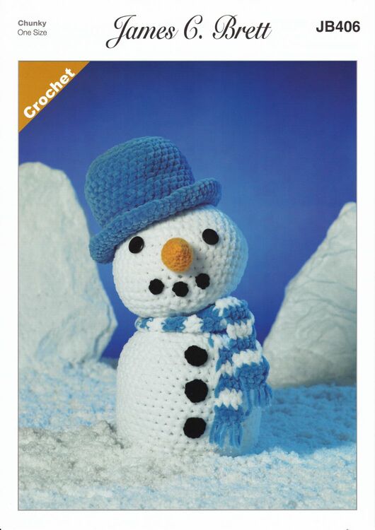 James C. Brett Flutterby Chunky - Frosty the Snowman (JB406)