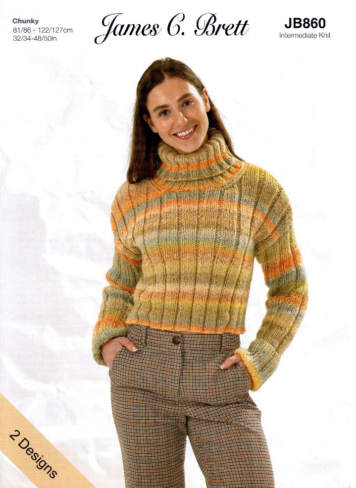 James C. Brett Marble Chunky - Sweaters (JB860)