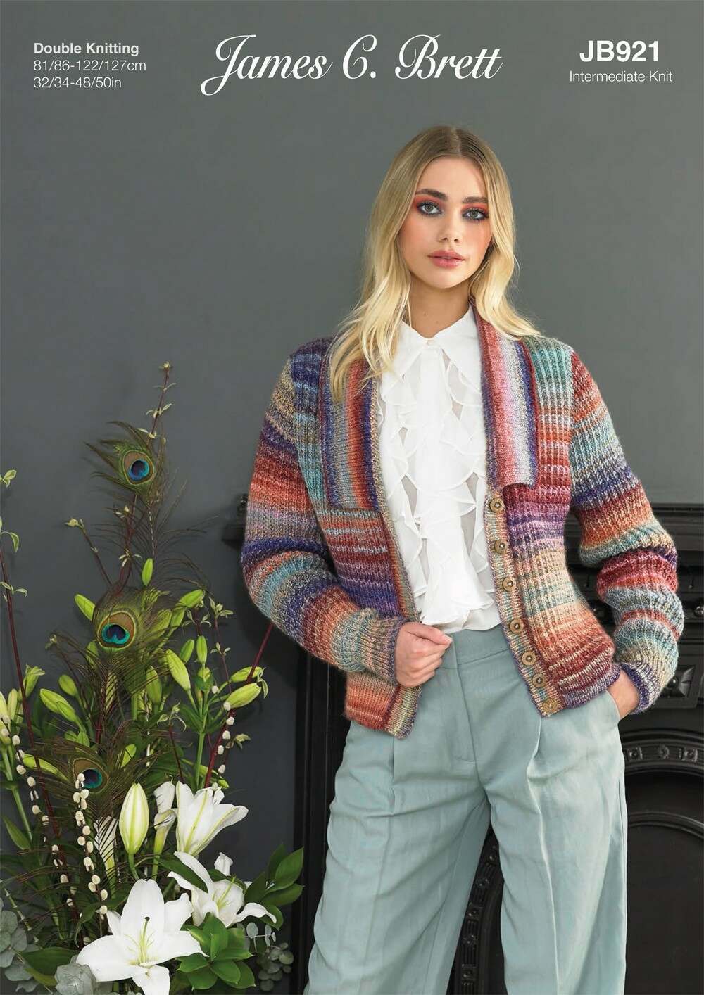 James C. Brett Emotions DK - Cardigan (JB921)