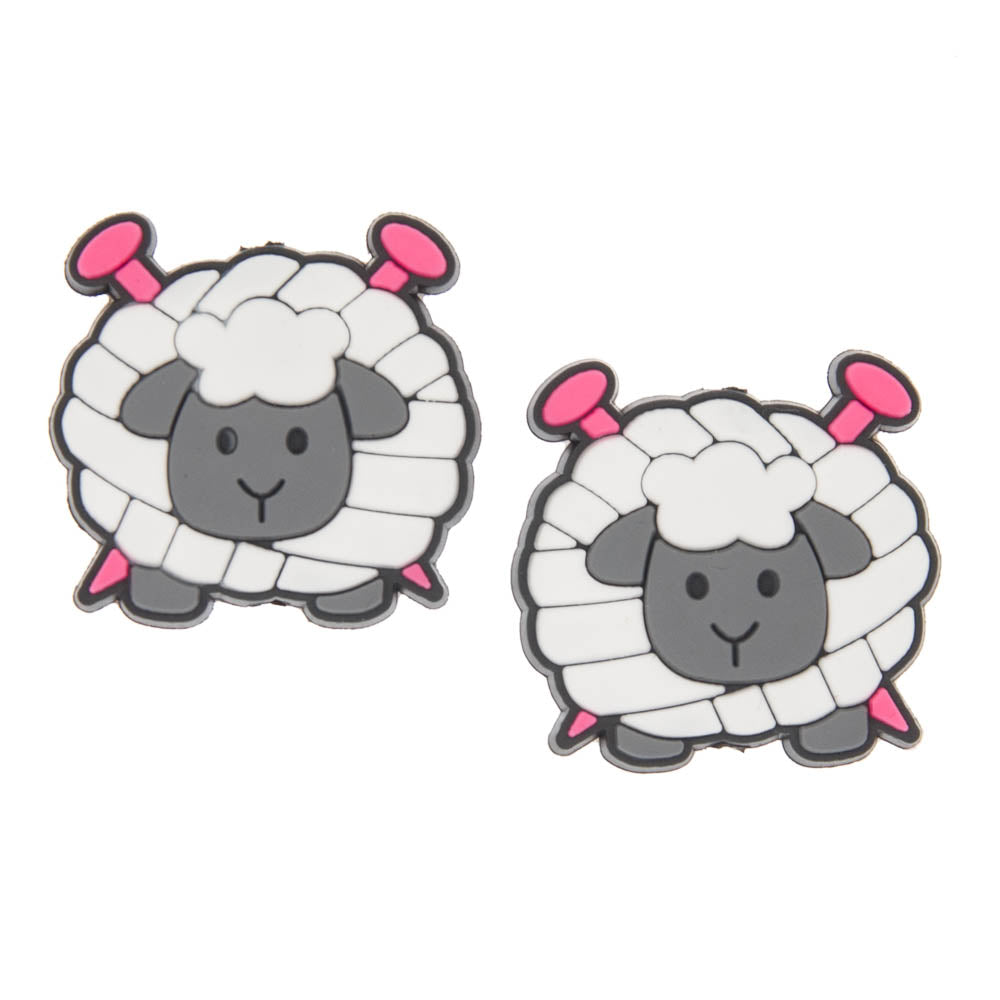 Needle Stoppers - Knitted Sheep