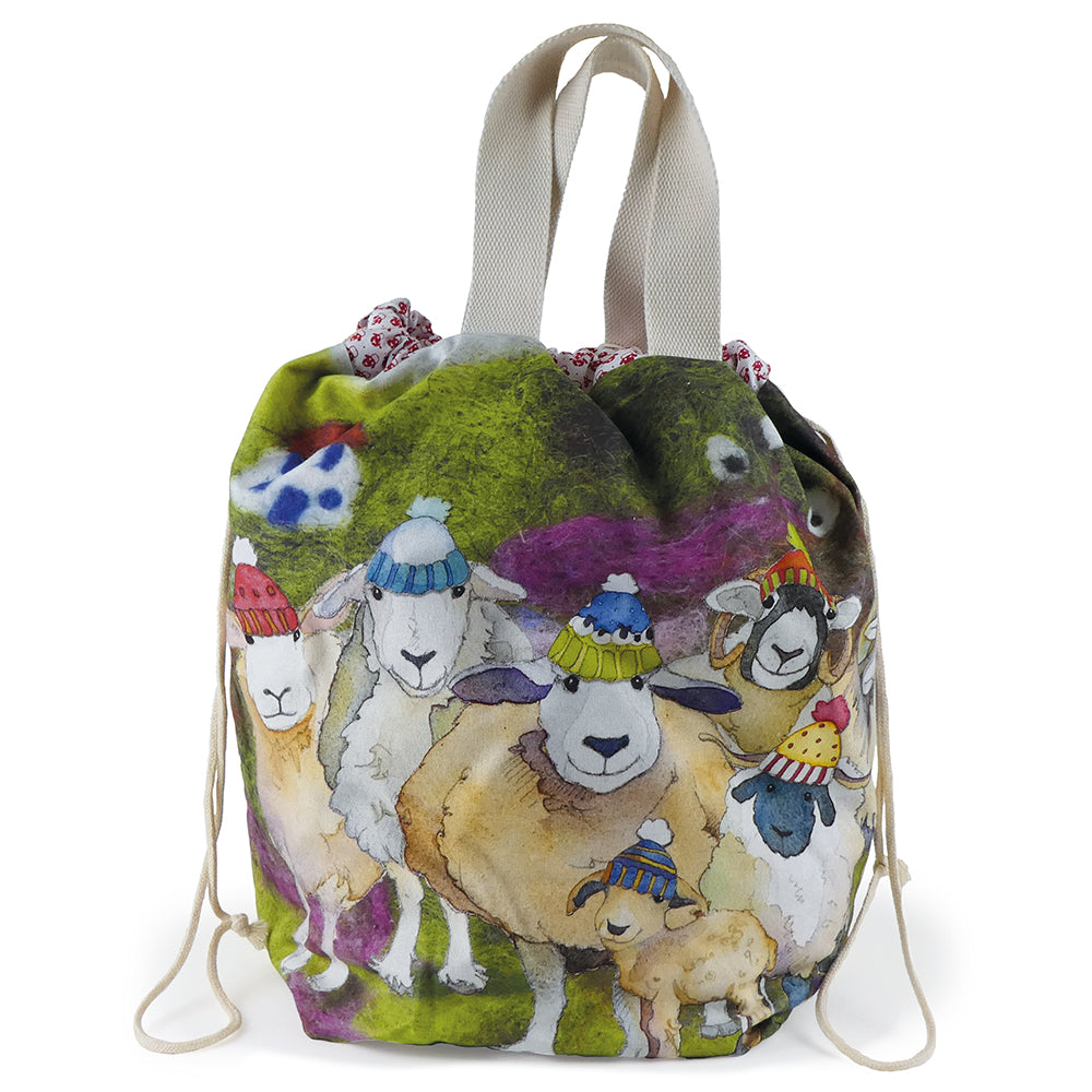 Emma Ball Large Bucket Bag - Happy Sheep