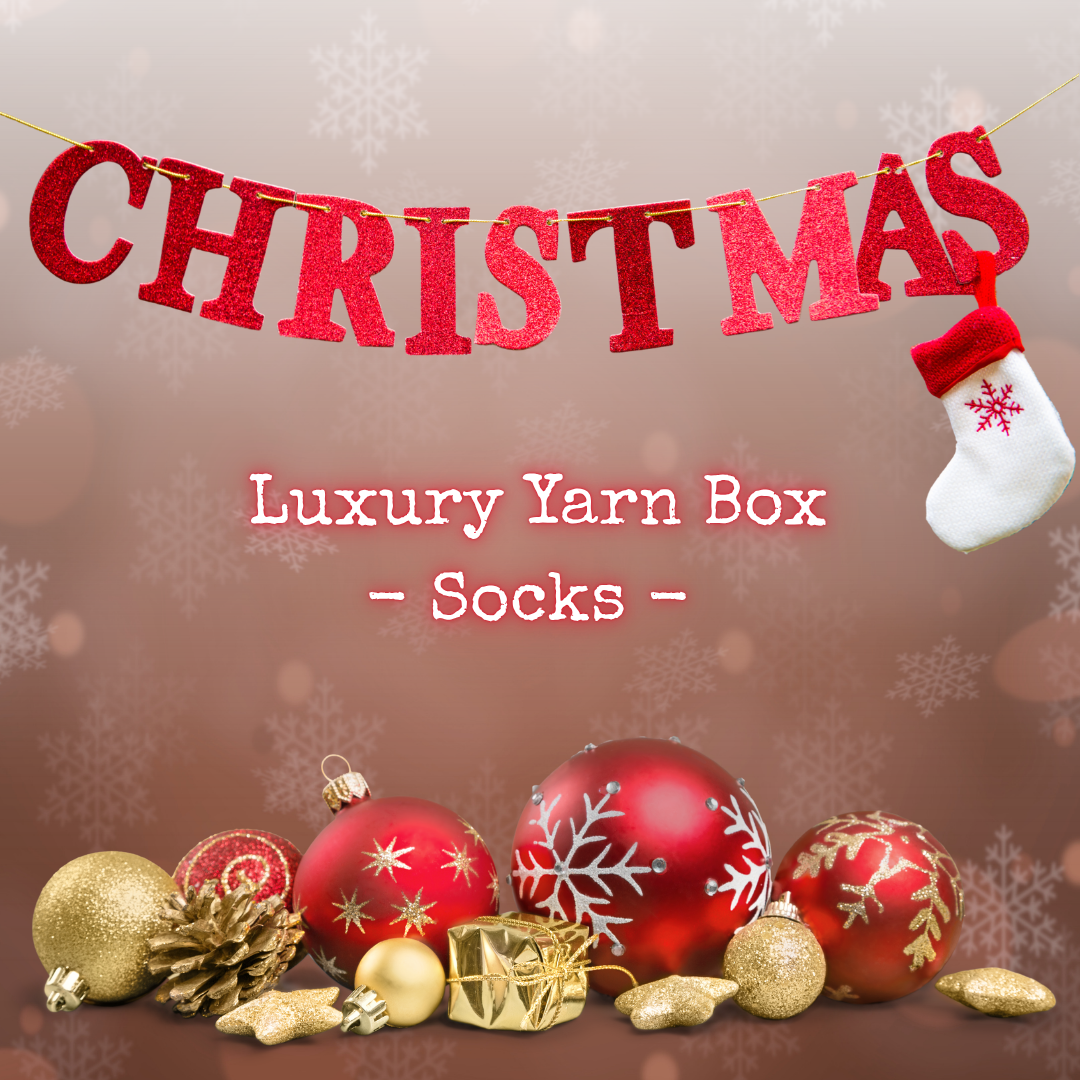 Sconch Luxury Yarn Box: Christmas Socks