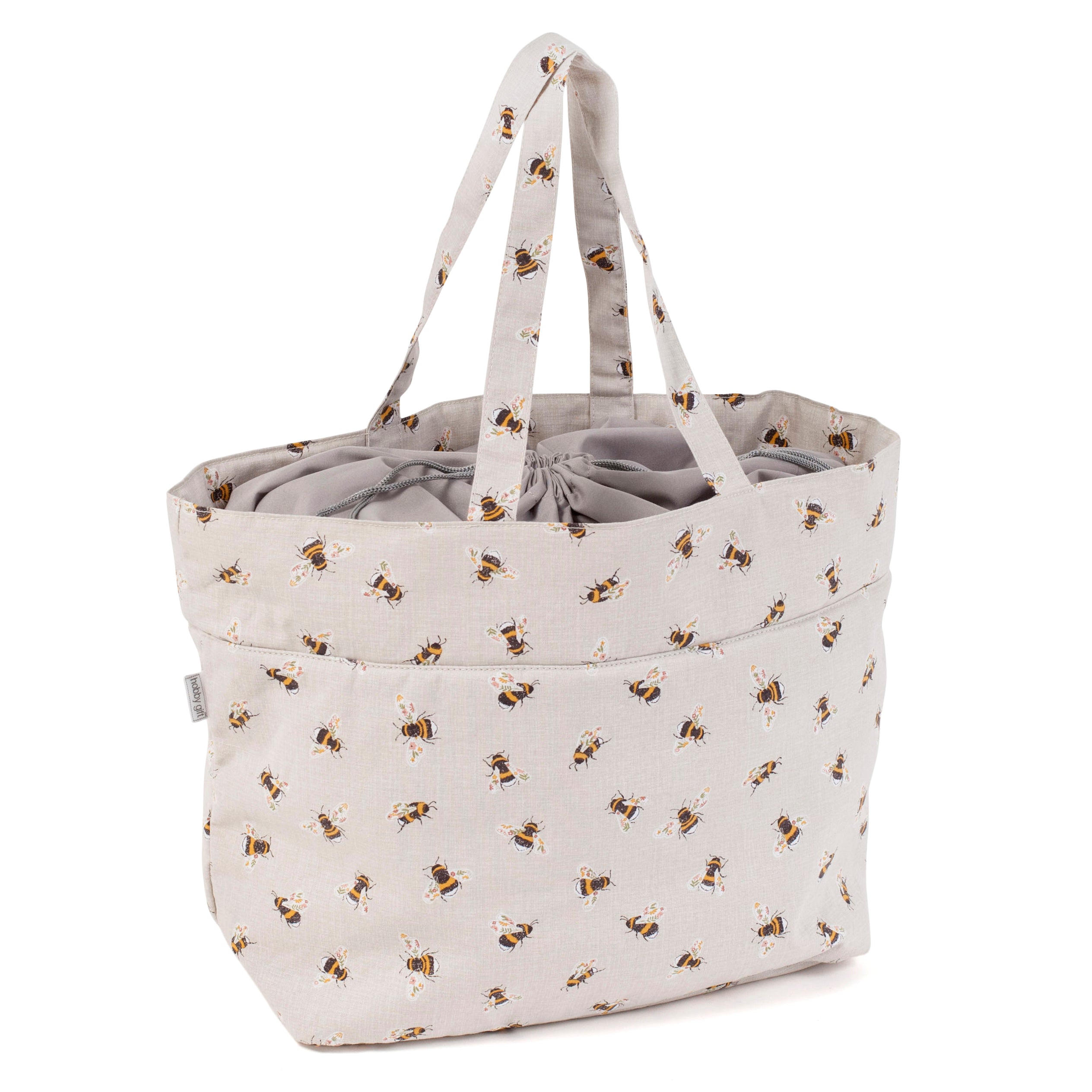 Hobby Gift Drawstring Craft Bag -  Bees