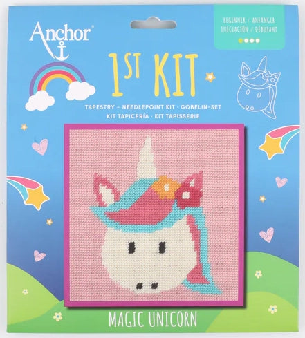 Anchor 1st Kit - Magic Unicorn (Tapestry Needlepoint Kit)