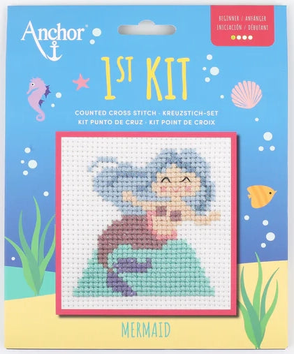 Anchor 1st Kit - Mermaid (Counted Cross Stitch Kit)