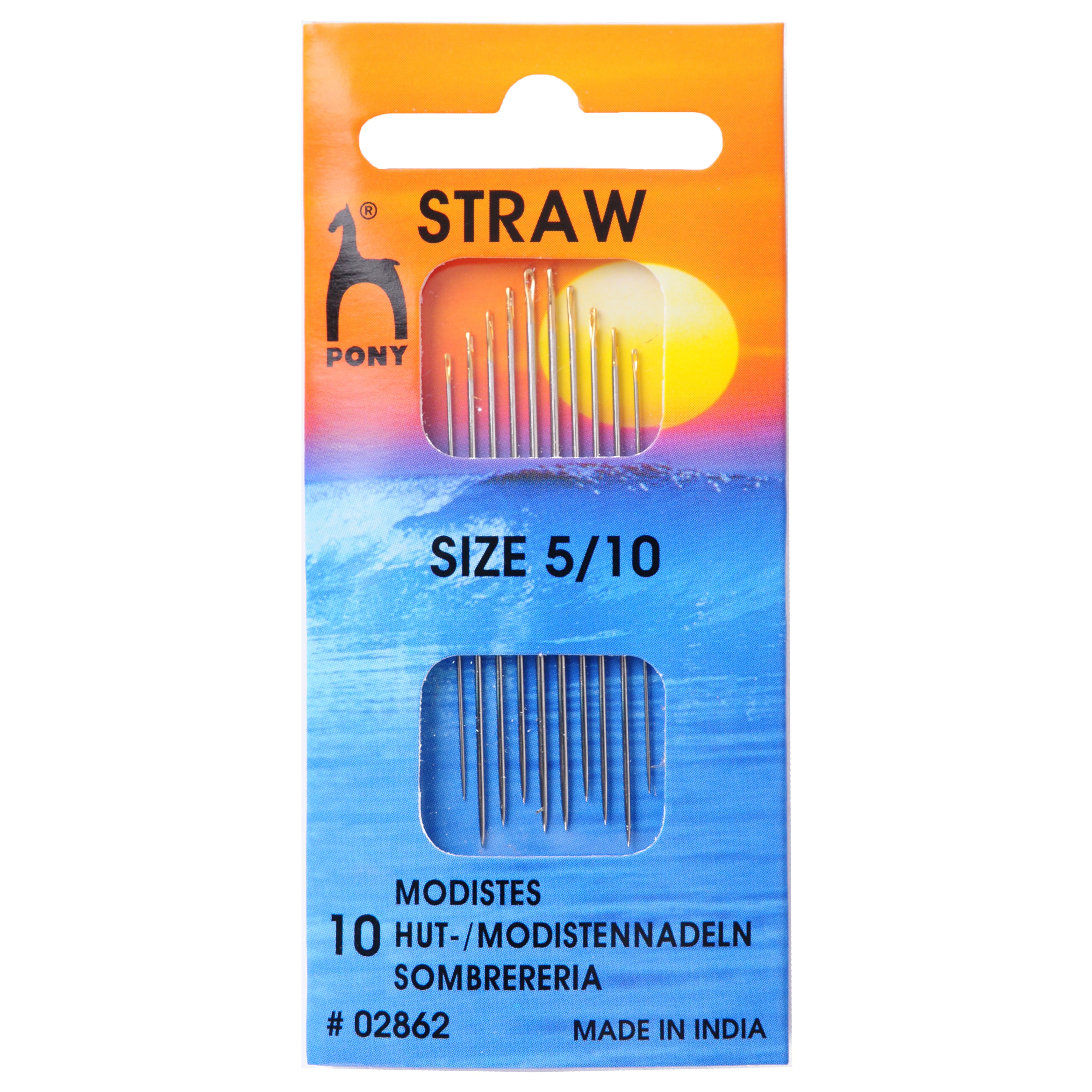 Pony Milliners Needles (Size 5-10)