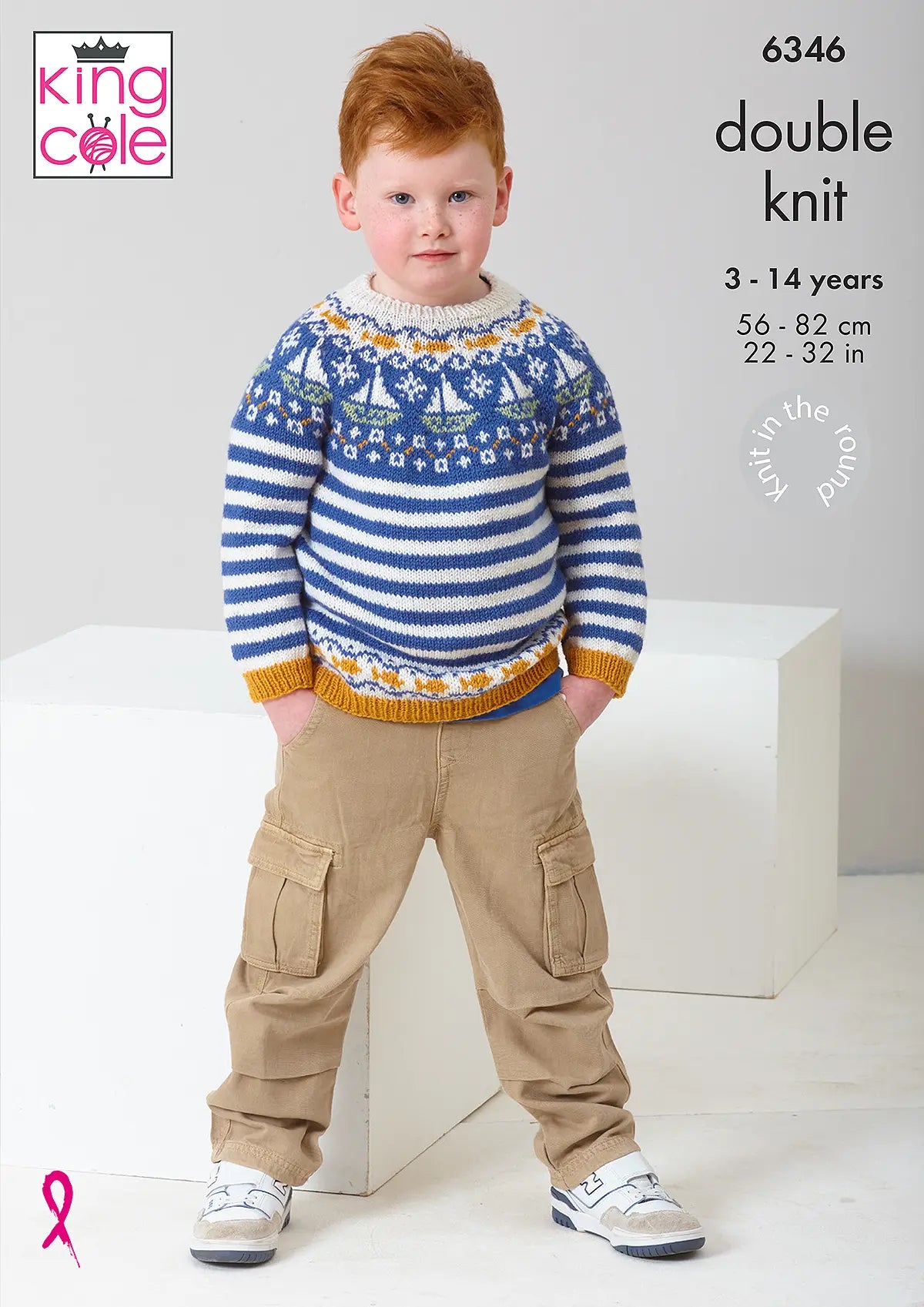 King Cole Merino Blend DK - Fairisle Sweaters (6346)