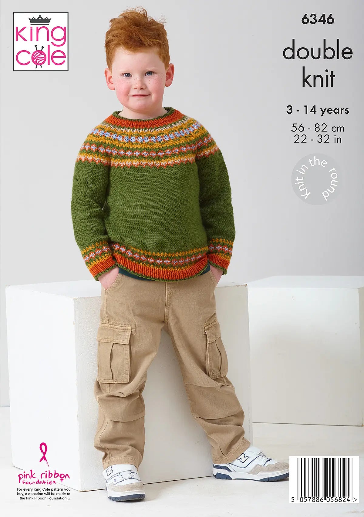 King Cole Merino Blend DK - Fairisle Sweaters (6346)