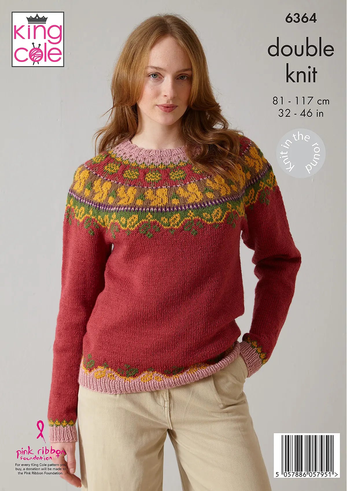 King Cole Merino Blend DK - Fairisle Sweater & Tank Top (6364)