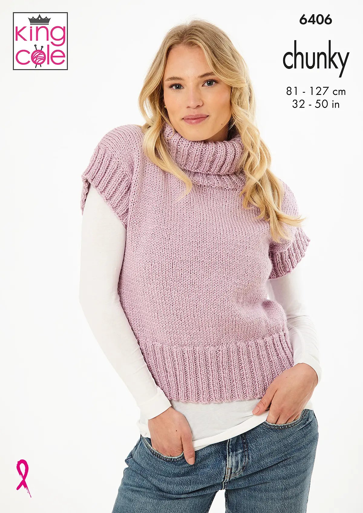 King Cole Big Value Chunky - Ladies’ Slipover & Sweater (6406)