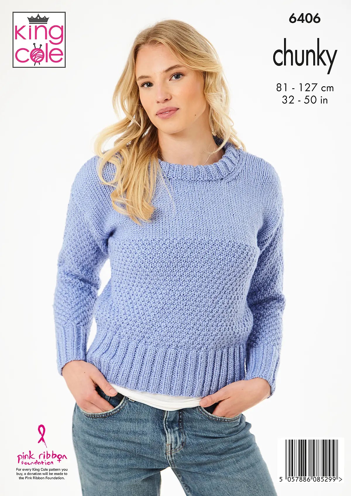 King Cole Big Value Chunky - Ladies’ Slipover & Sweater (6406)
