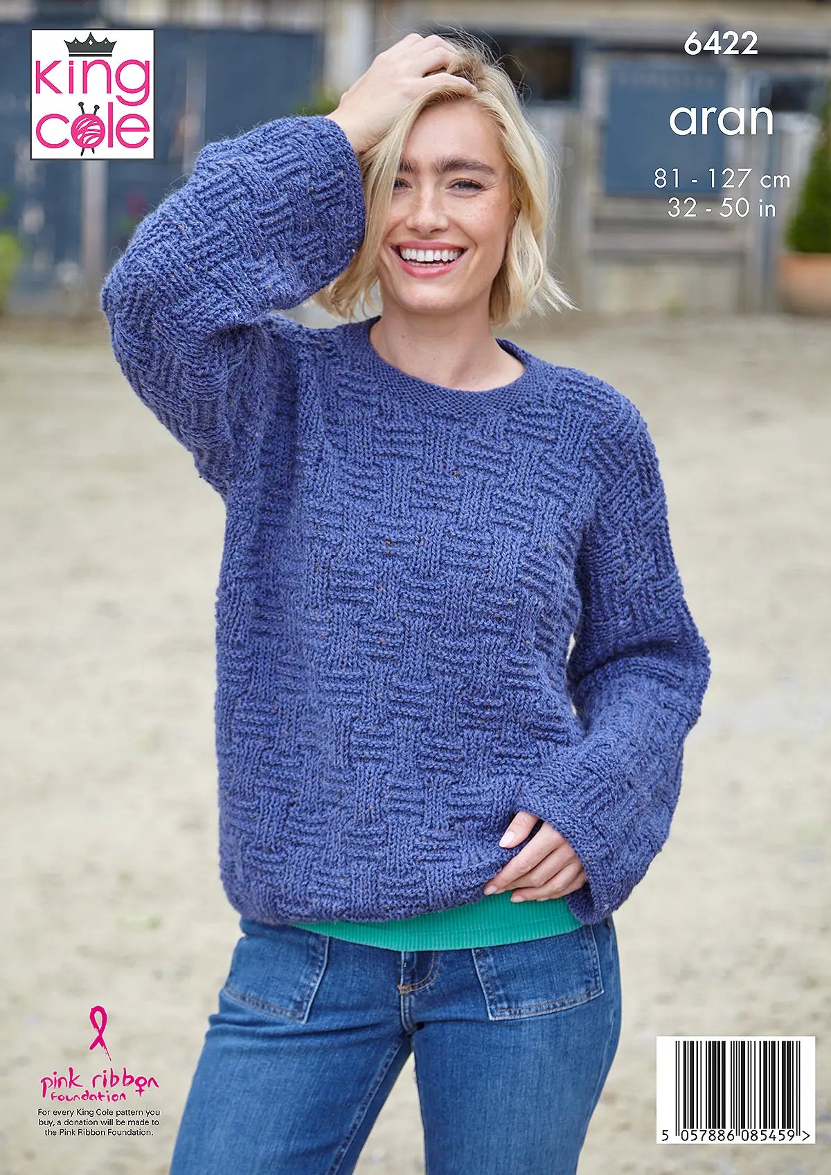 King Cole Homespun Aran - Ladies' Sweaters (6422)