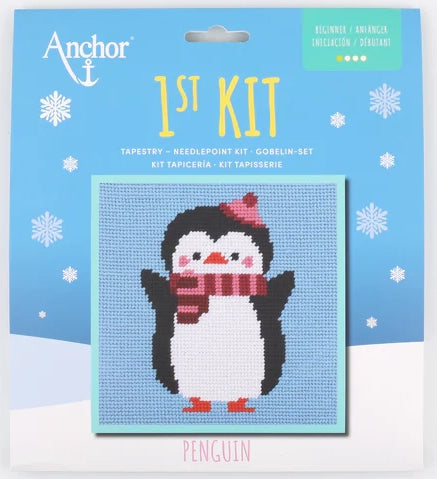 Anchor 1st Kit - Penguin (Tapestry Needlepoint Kit)