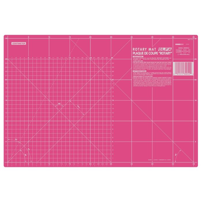Olfa A3 Cutting Mat - Pink (47cm x 32cm)