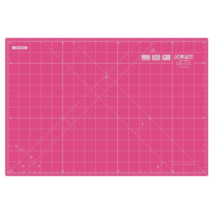Olfa A3 Cutting Mat - Pink (47cm x 32cm)
