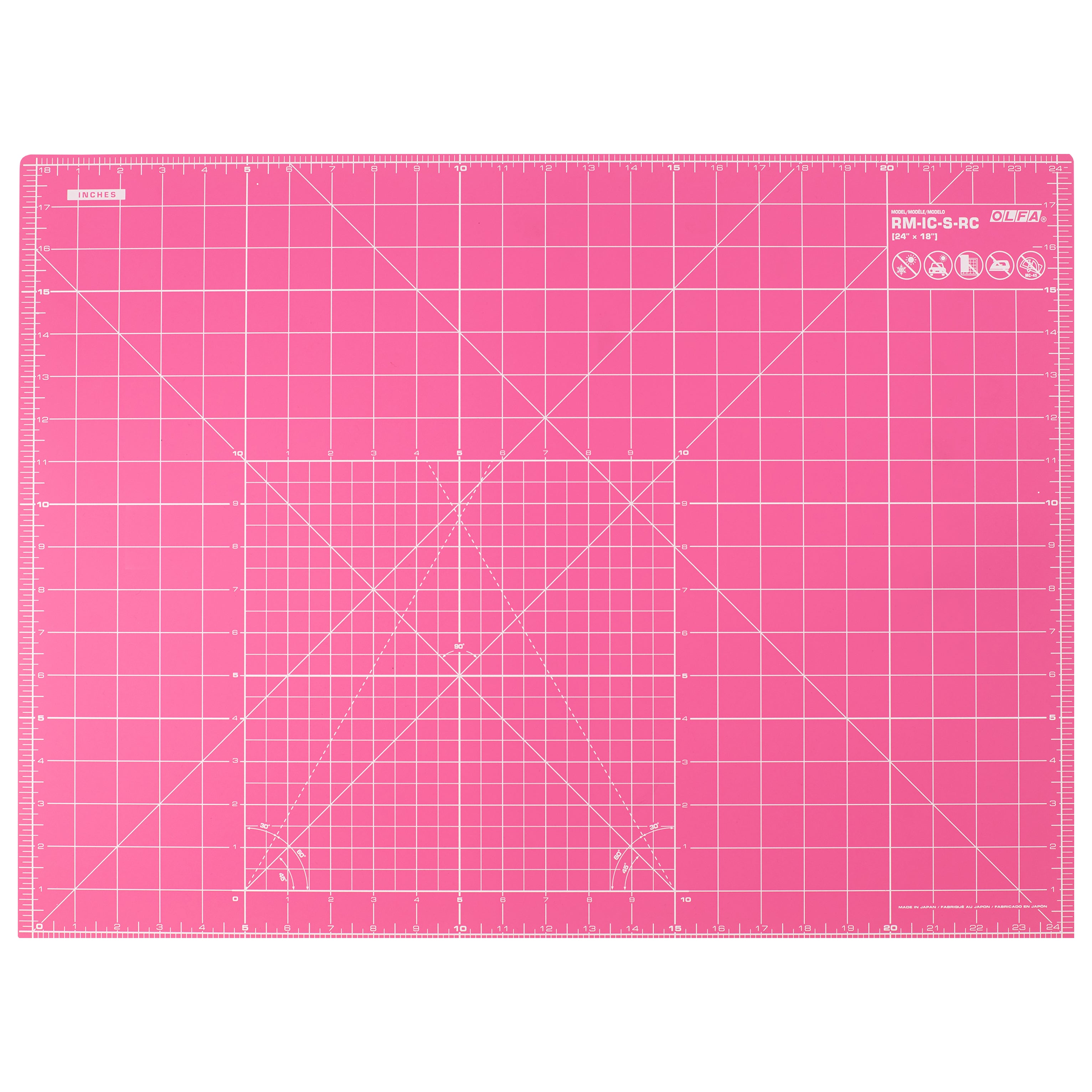 Olfa A2 Cutting Mat - Pink (63cm x 47cm)