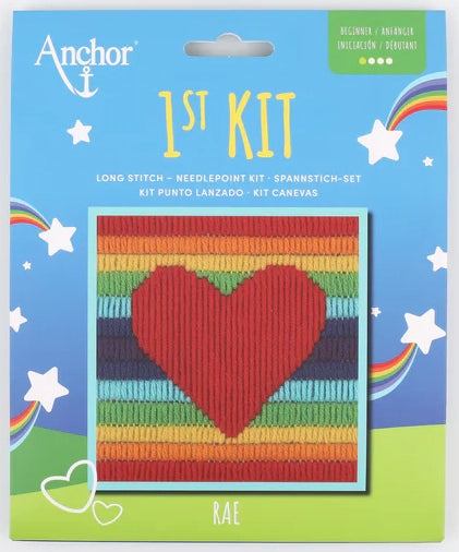 Anchor 1st Kit - Rae (Long Stitch Needlepoint Kit)