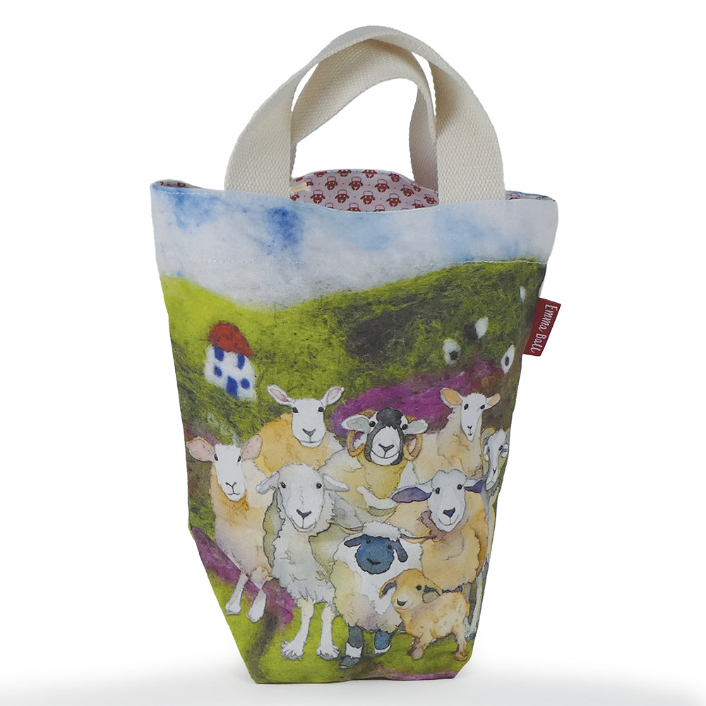 Emma Ball - Small Bucket Bag - Felted Sheep
