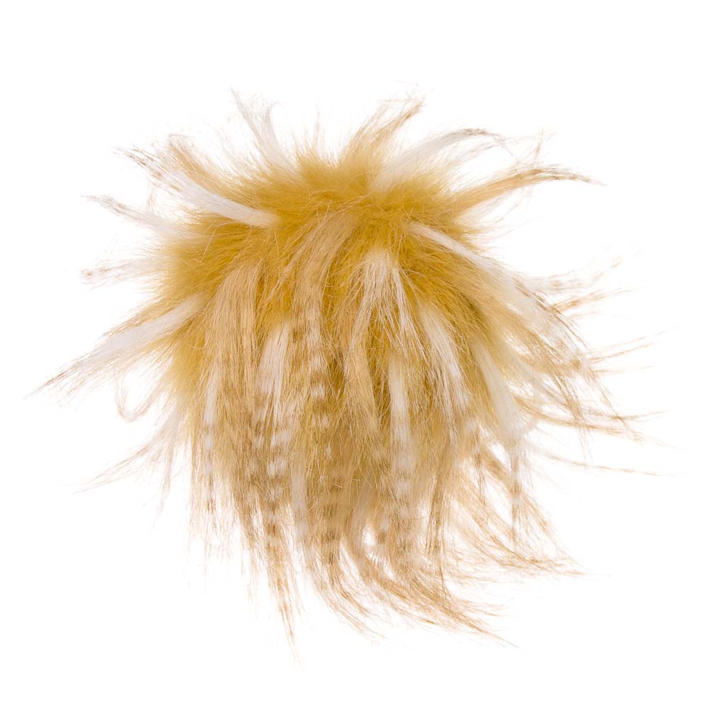 Rainbow PomPoms Faux Fur Pompom