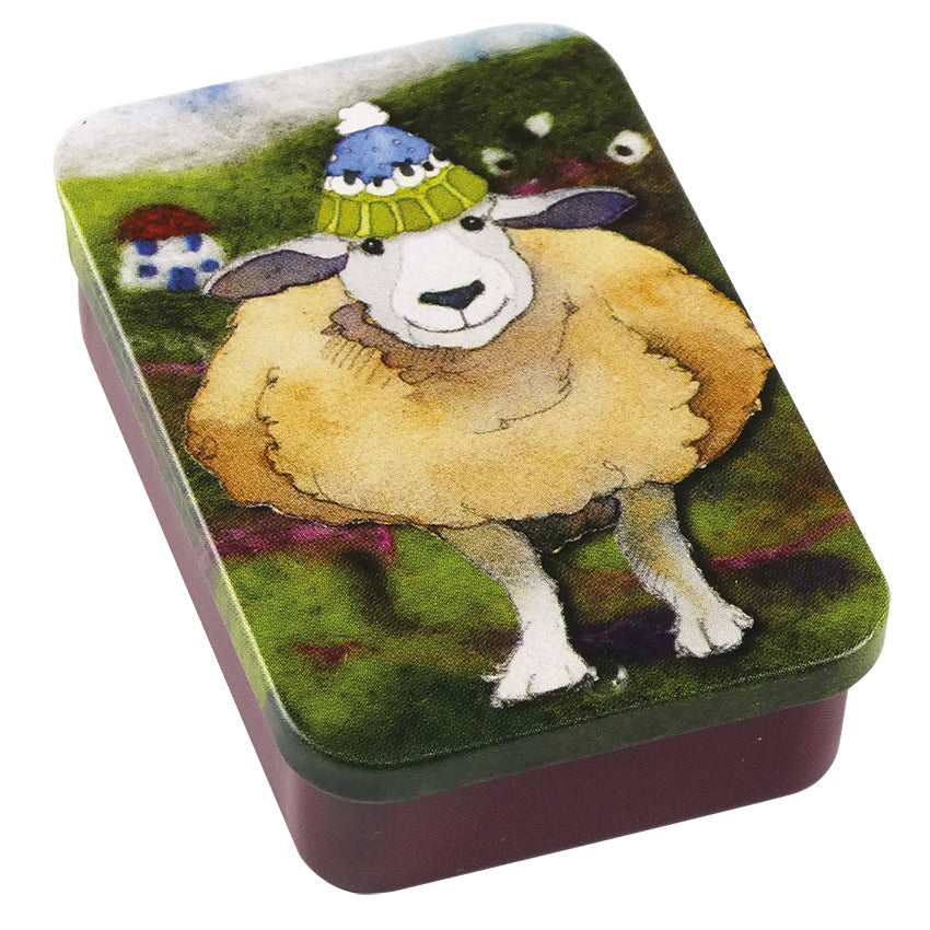 Emma Ball - Pocket Tin - Happy Sheep