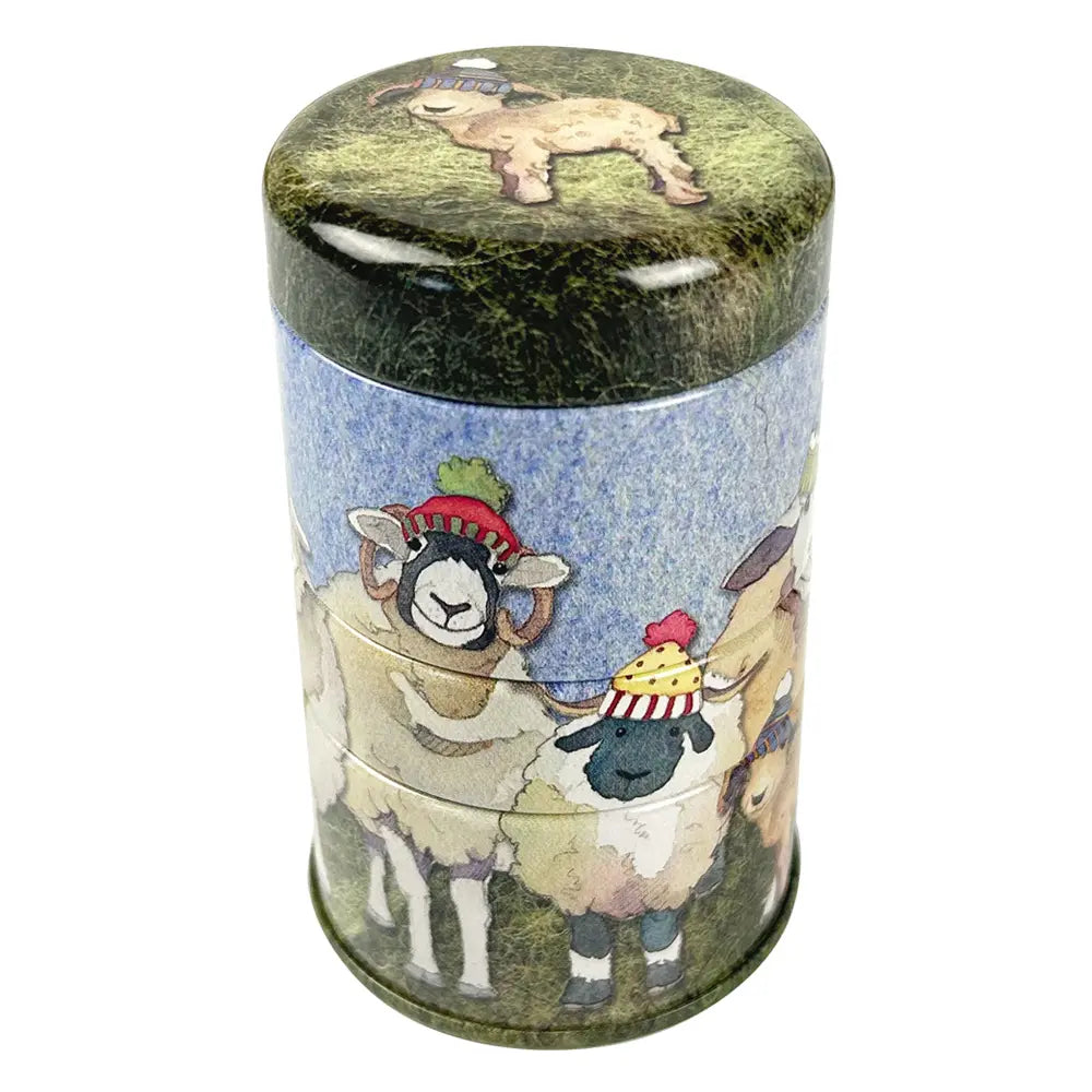 Emma Ball - Mini Stacking Tins - Happy Sheep