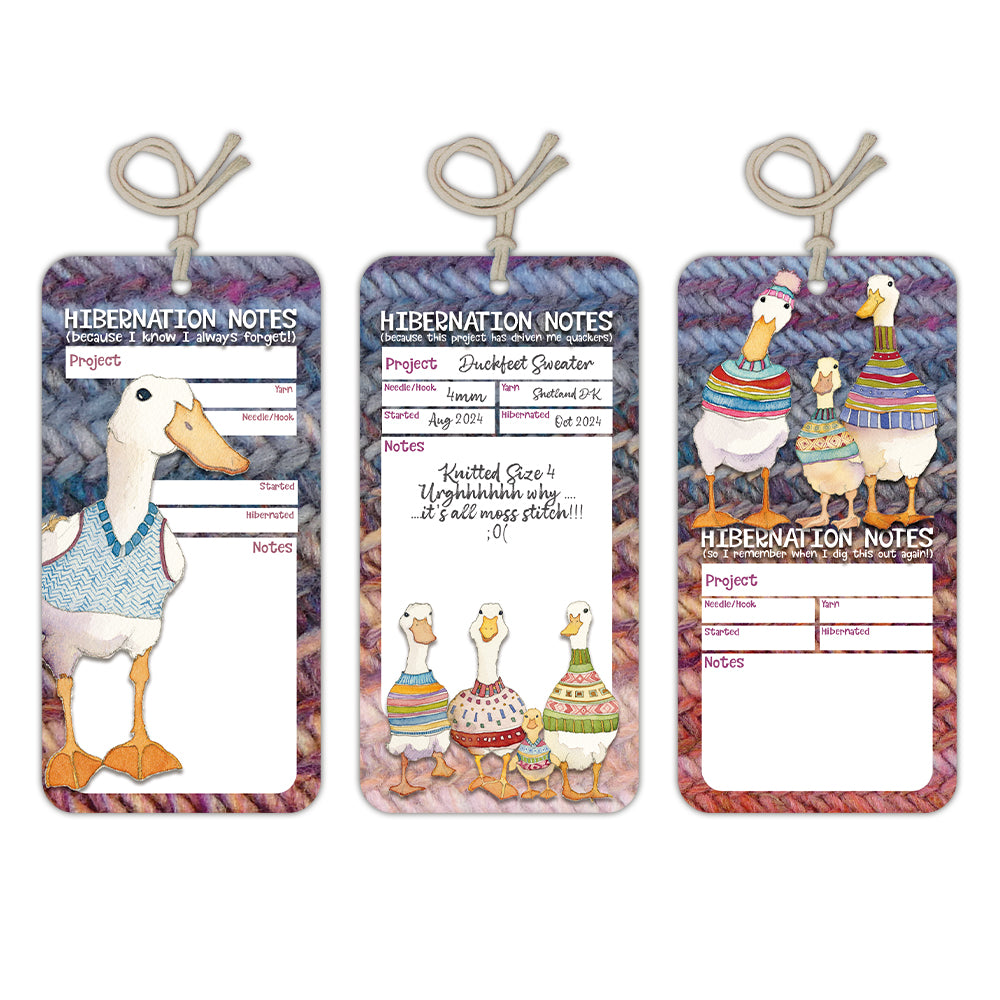 Emma Ball - Hibernation Tags - Dapper Ducks (Pack of 12)