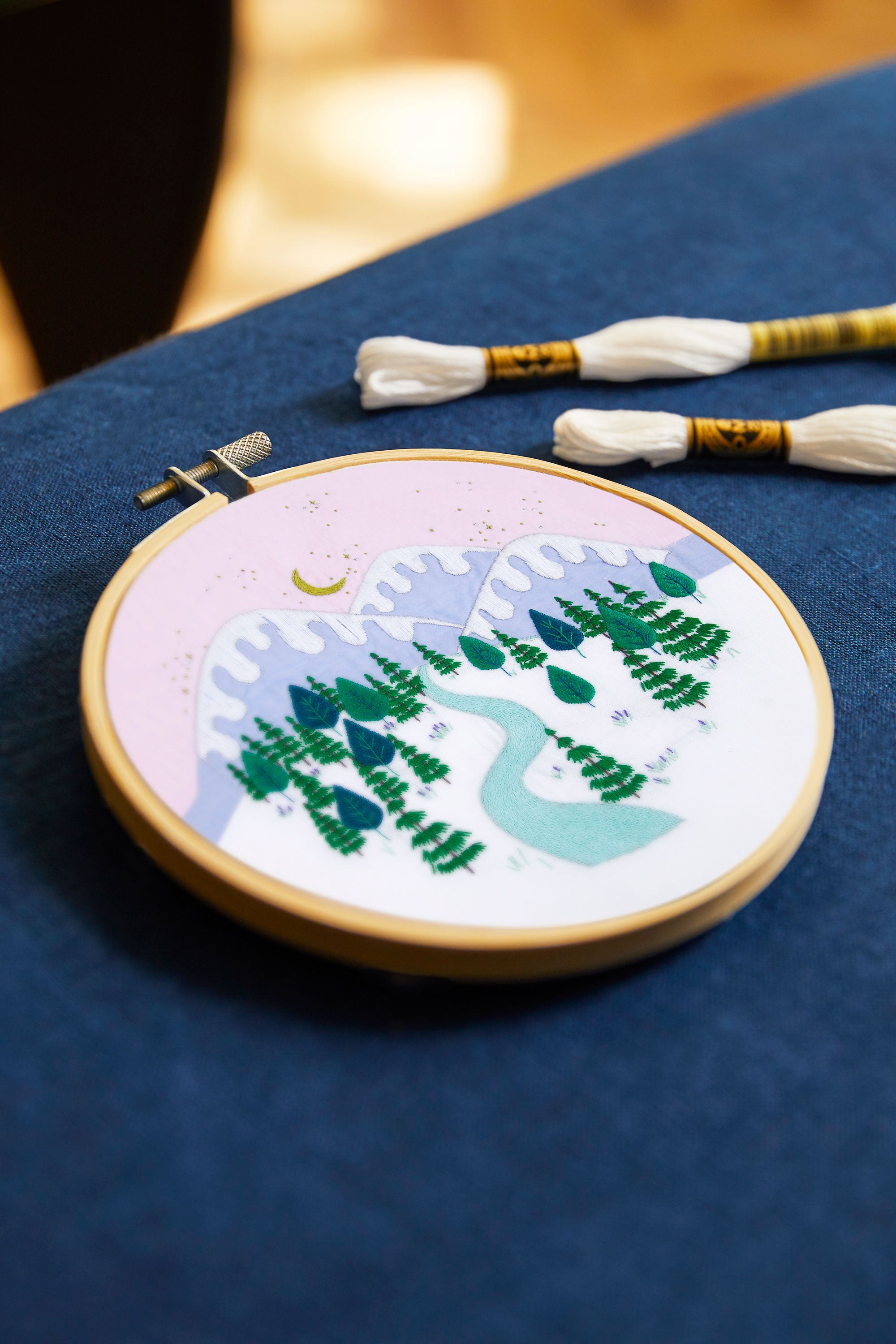 DMC Winter Landscape by Georgie K. Emery (Embroidery Kit)