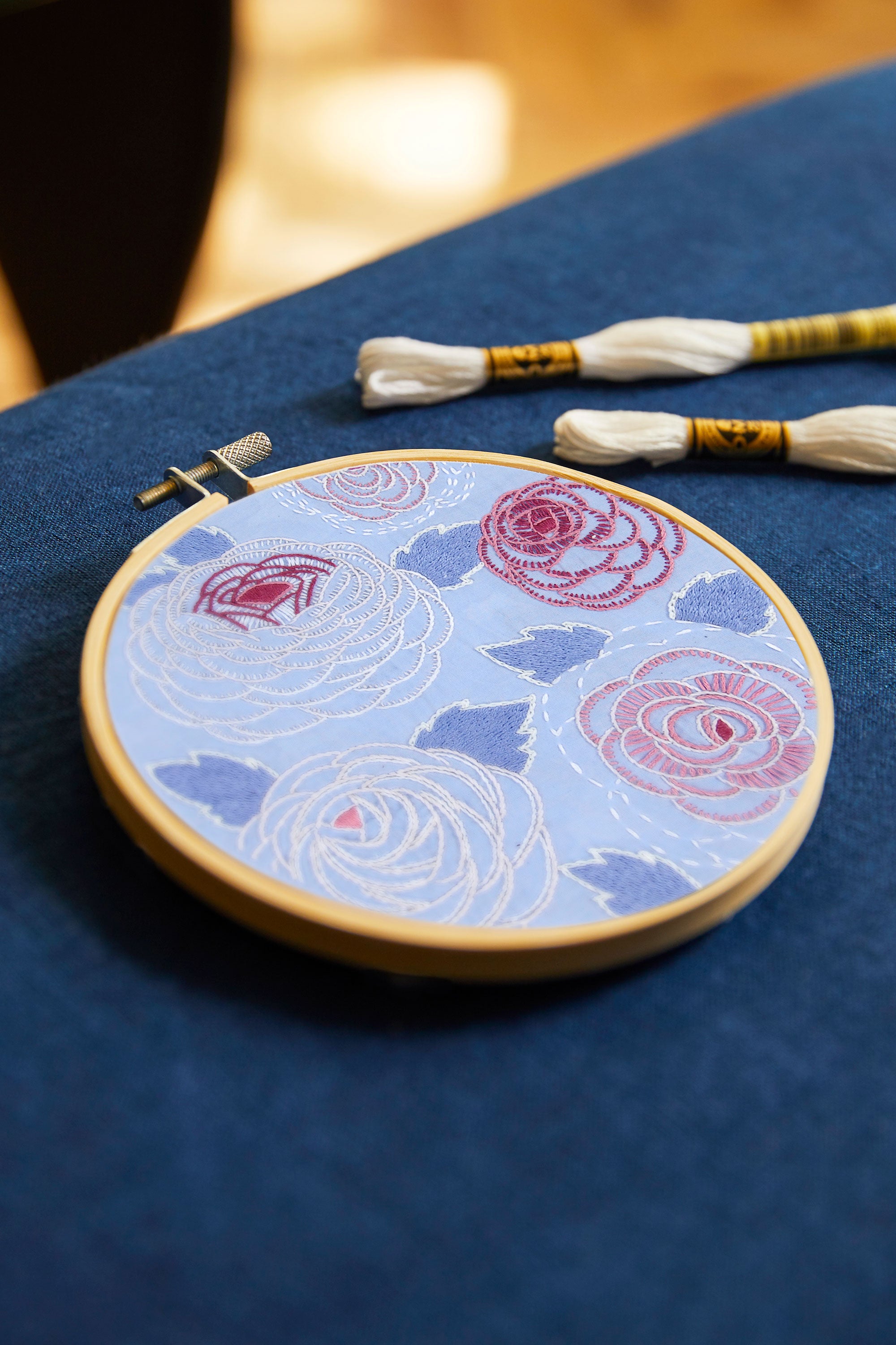 DMC Ranunculus by Marie-Dominique Procureur (Embroidery Kit)