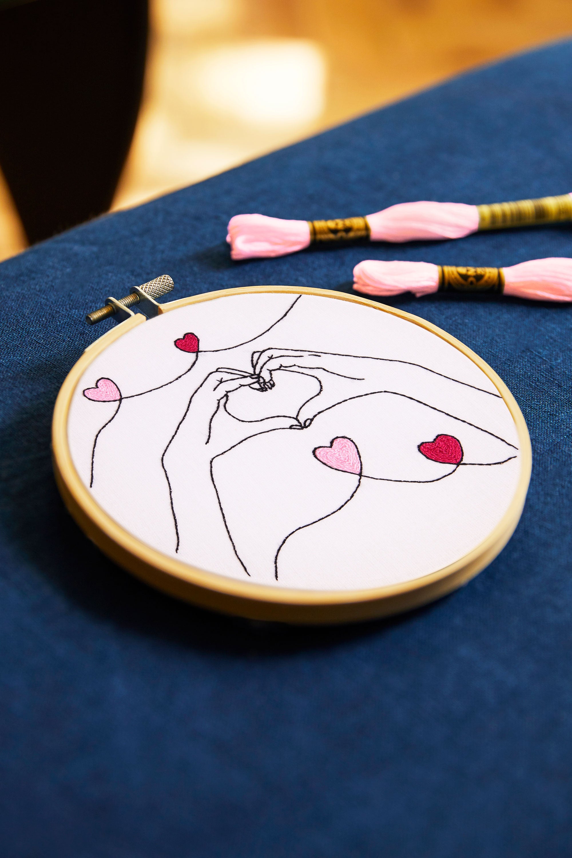 DMC Heart Hands by Jenni Davis (Embroidery Kit)